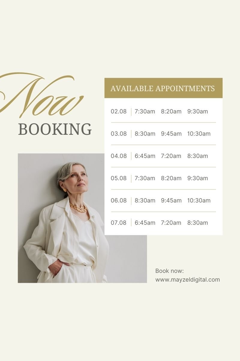 Booking design example one