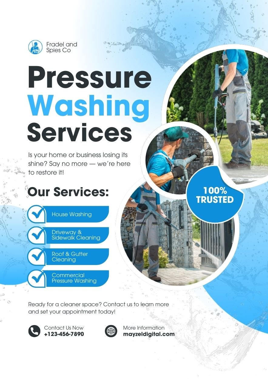 Pressure washing design example