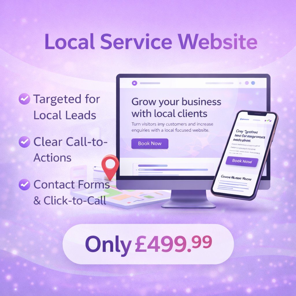Local Website Websites for Local Businesses