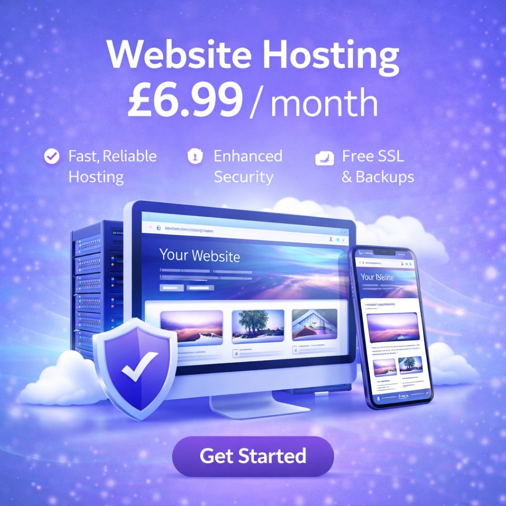 Web hosting 6.99 Website Hosting £6.99 Per Month - Image 1